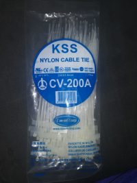 KSS Label Tie 8″ CV-200A (200 × 3.6 mm) — Pack of 5