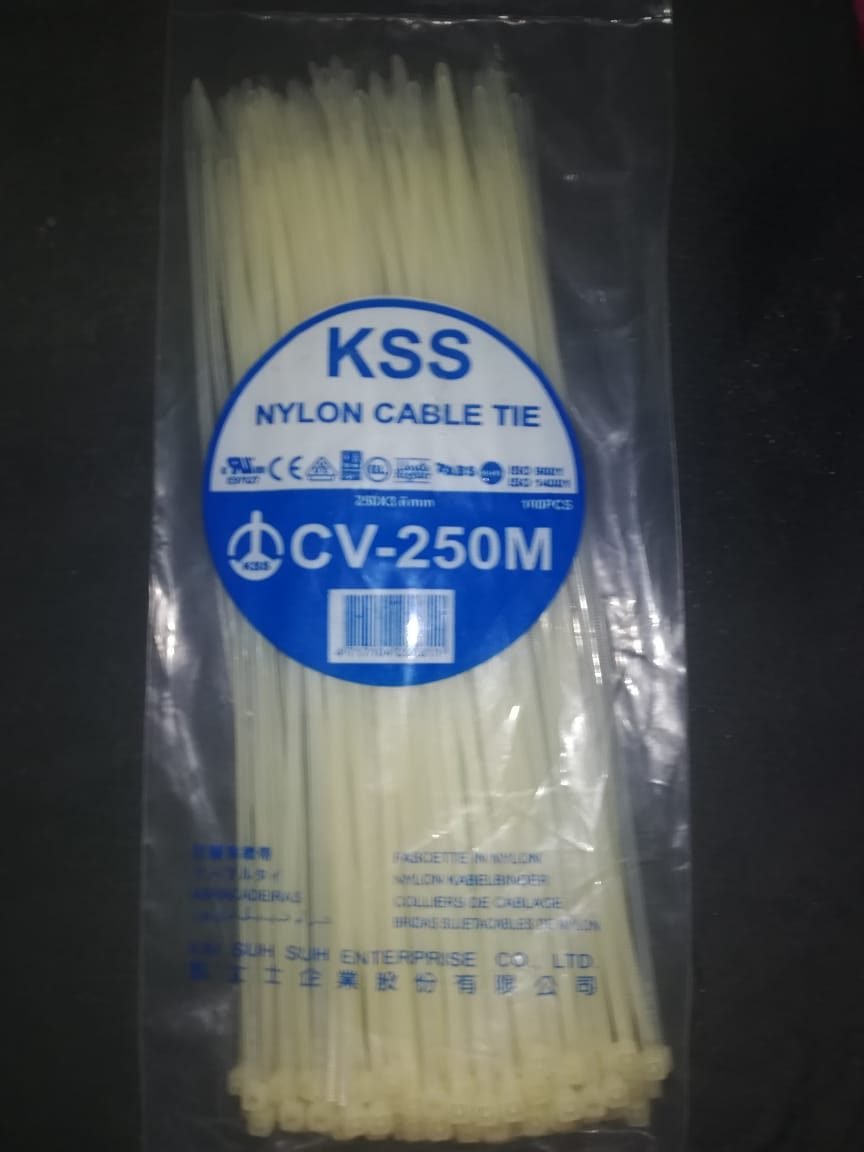 KSS Cable Tie CV-250M (10″) — Pack of 5