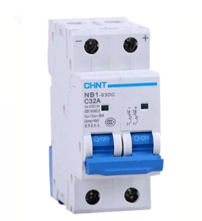 Chint DC Breaker 2P 500V NB1-63DC 6 kA (32 A)