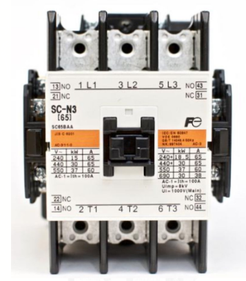 Fuji SC-N3 Magnetic Contactor — 3 Pole (100 A)