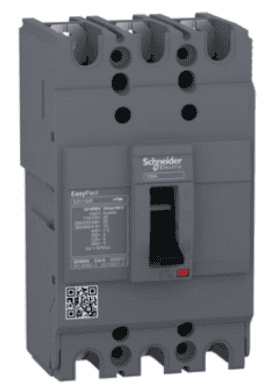 Schneider Easypact EZC100F Circuit Breaker — TMD, 100 A, 3 Poles